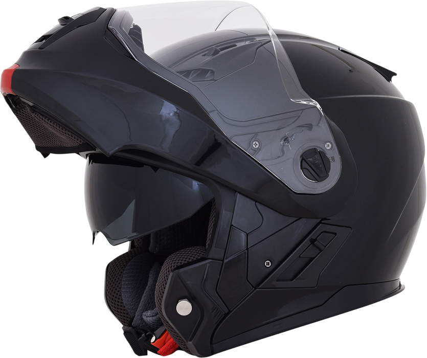 AFX FX-111 Motorcycle Helmet - Gloss Black - Small 0100-1784