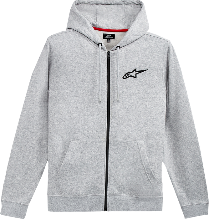 ALPINESTARS Ageless Zip Hoodie - Heather Gray/Black - Medium 1212-536001126M