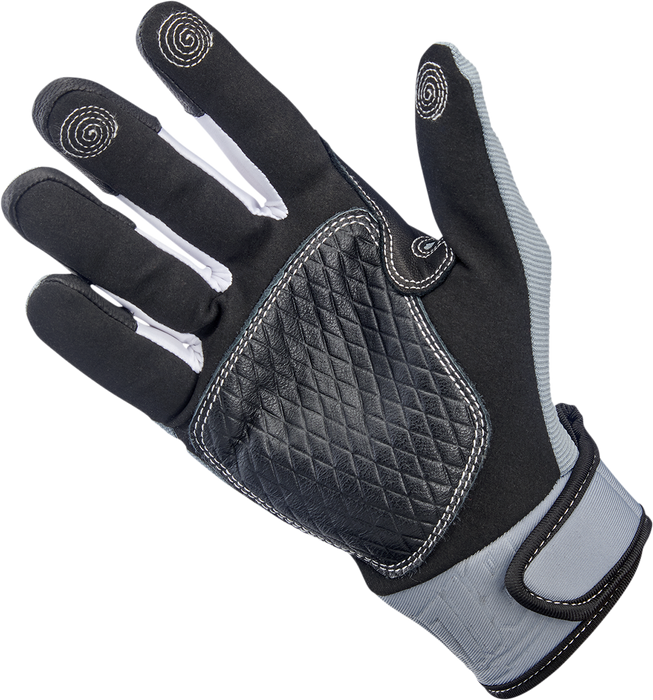 BILTWELL Baja Gloves - Gray - Small 1508-1101-302