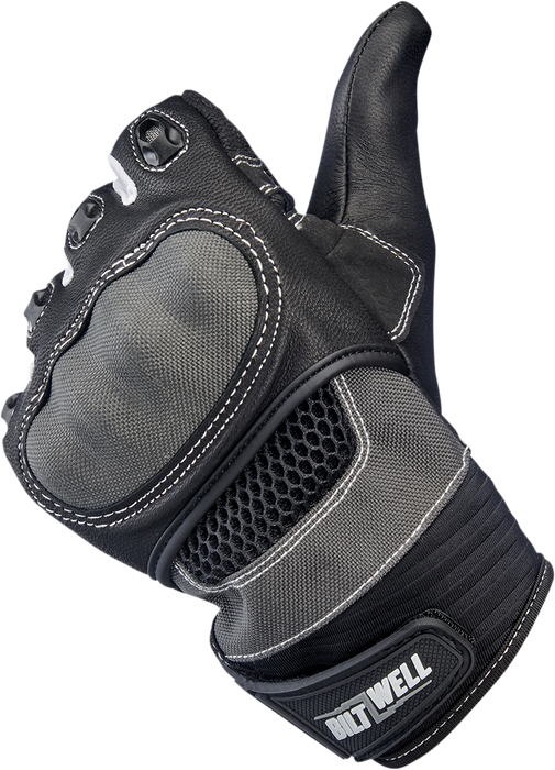 BILTWELL Bridgeport Gloves - Gray - Medium 1509-1101-303