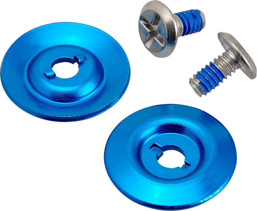 BILTWELL Gen 2 Hardware Kit - SS Screw - Blue Baseplate 0034-150-71