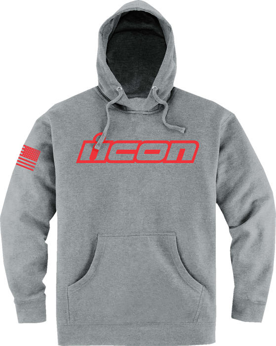 ICON Clasicon™ Hoodie - Heather Gray - Large 3050-6529