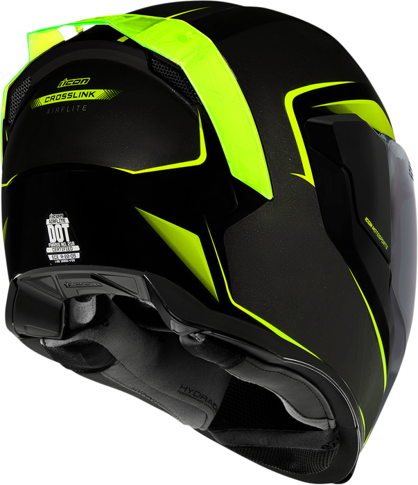 ICON Airflite™ Motorcycle Helmet - Crosslink - Hi-Viz - 2XL 0101-14076