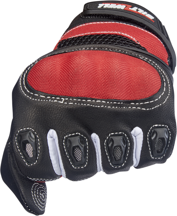 BILTWELL Bridgeport Gloves - Red - XS 1509-0801-301