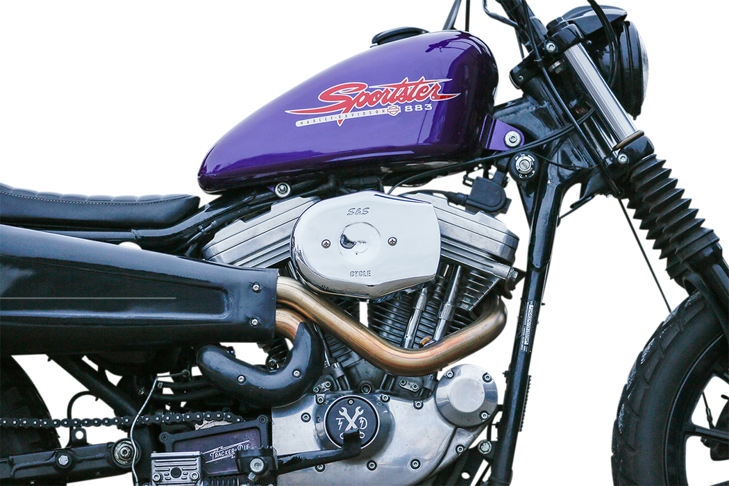 S&S CYCLE Stealth Tribute Air Cleaner Cover - Chrome 170-0592