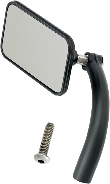 BILTWELL Rectangular Mirror - Black 6502-100-101