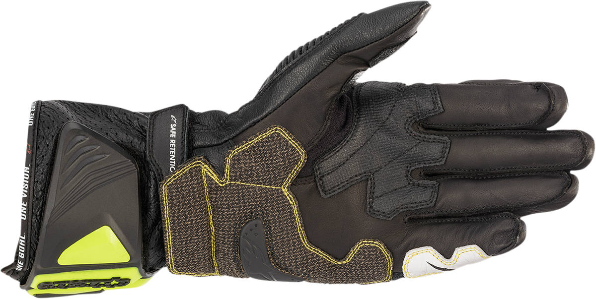 ALPINESTARS GP Tech v2 Gloves - Black/Fluo Yellow/White/Fluo Red - Medium 3556622-1503-M