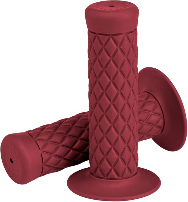 BILTWELL Grips - Thruster - 7/8" - Oxblood 6702-0378