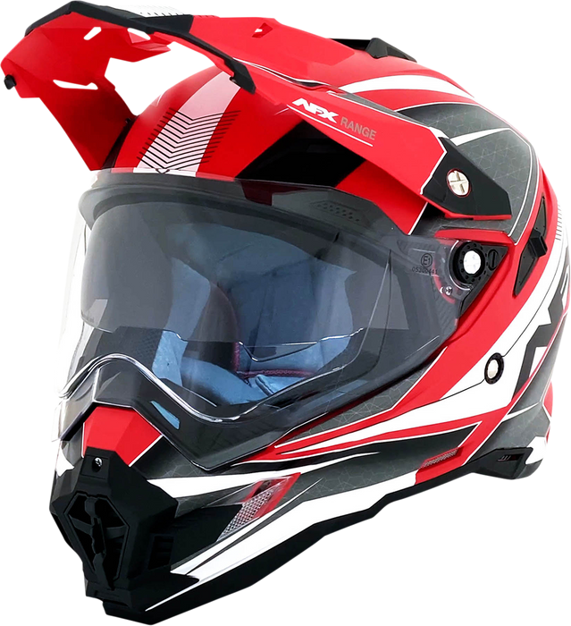 AFX FX-41 Motorcycle Helmet - Range - Matte Red - XL 0140-0069