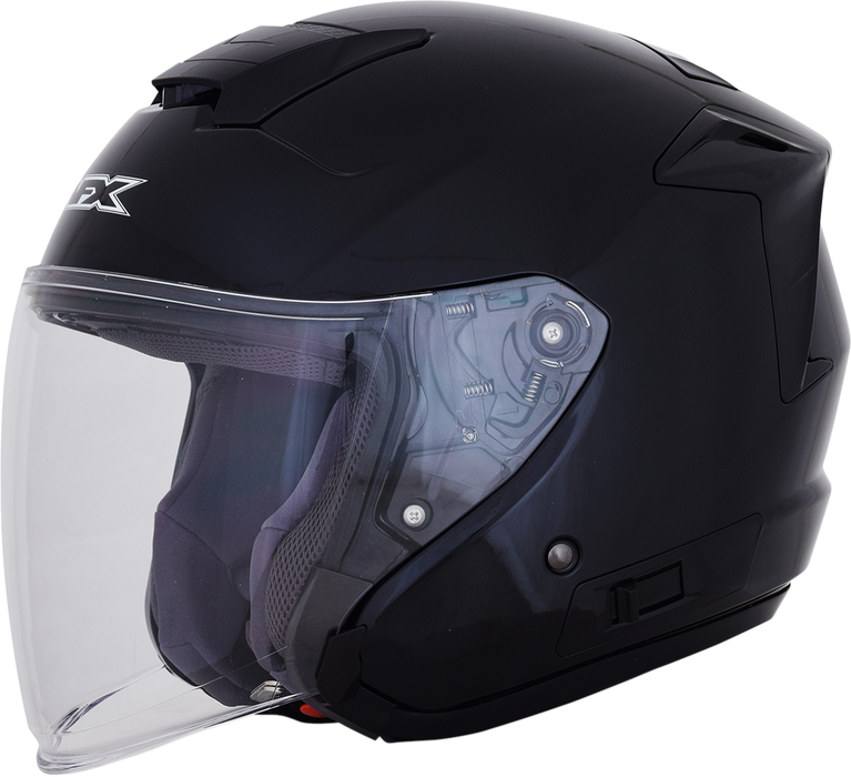 AFX FX-60 Motorcycle Helmet - Gloss Black - Medium 0104-2562