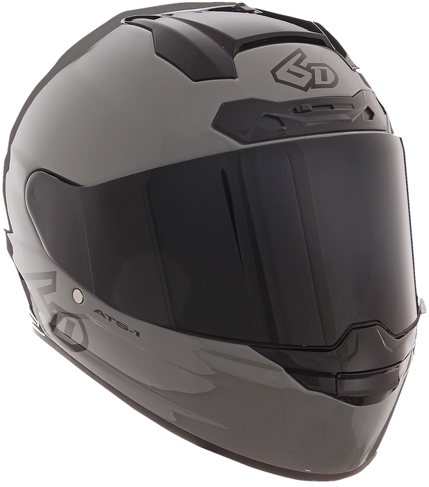 6D ATS-1R Motorcycle Helmet - Gloss Gray - 2XL 30-0979