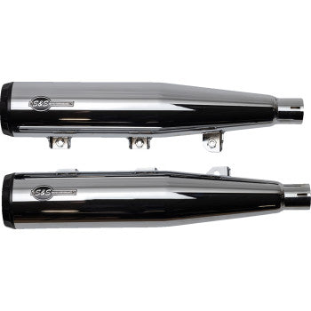 S&S CYCLE Grand National Slip-On Mufflers - Chrome - 49-State Indian 4110-156