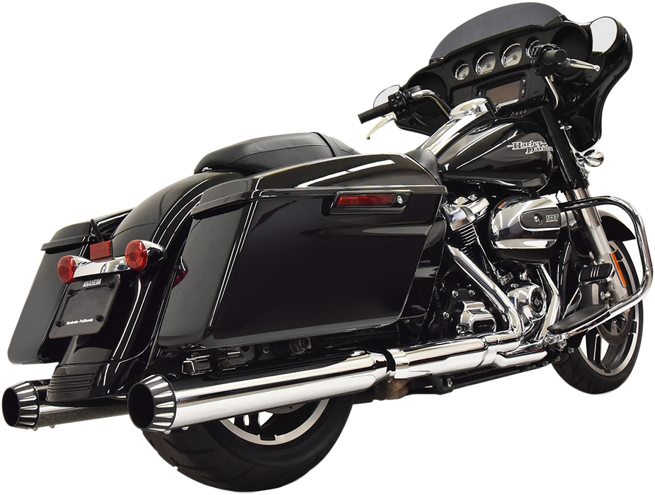 BASSANI XHAUST 4" QNT Mufflers - Chrome 1F72QNT5