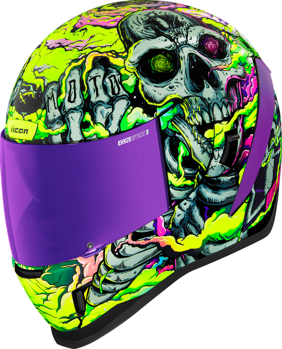 ICON Airform™ Motorcycle Helmet - Hippy Dippy - Purple - XS 0101-16024