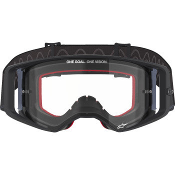 ALPINESTARS Goggles Supertech Goggles - Corp - Black/Gray - Clear  5100125-1507