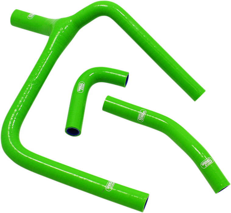 MOOSE RACING Race Fit Radiator Hose Kit - Green - Kawasaki KAW96-GN