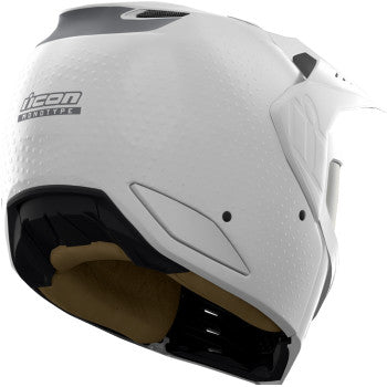 ICON Elsinore™ Motorcycle Helmet - Monotype - White - Large 0104-3311