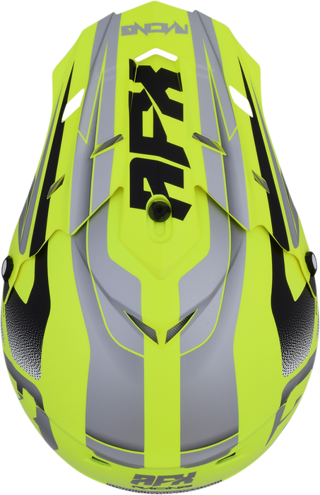 AFX FX-17 Peak - Force - Matte Neon Yellow/Silver 0132-1177