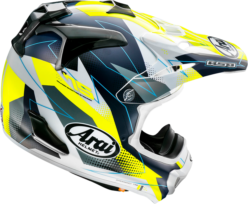 ARAI VX-Pro4 Motorcycle Helmet - Resolute - Yellow - XS 0110-8482