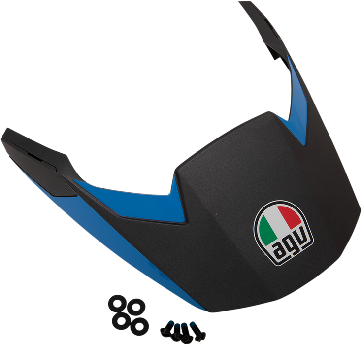 AGV AX9 Peak - Matte Black/Cyan 21KIT76337006 N