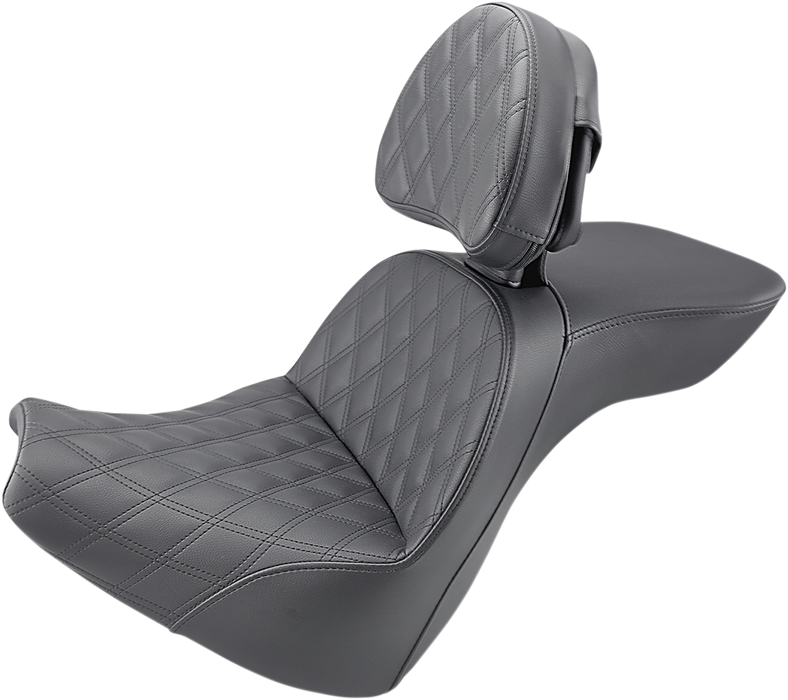 SADDLEMEN Explorer Seat - LS - Includes Backrest - FXBR/S '18-'19 818-31-030LS