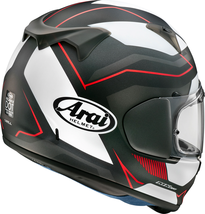 ARAI Regent-X Motorcycle Helmet - Sensation - Red Frost - Large 0101-15842