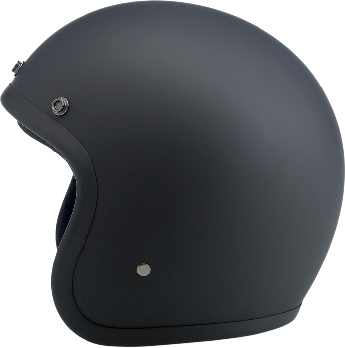 BILTWELL Bonanza Motorcycle Helmet - Flat Black - XS 1001-201-201