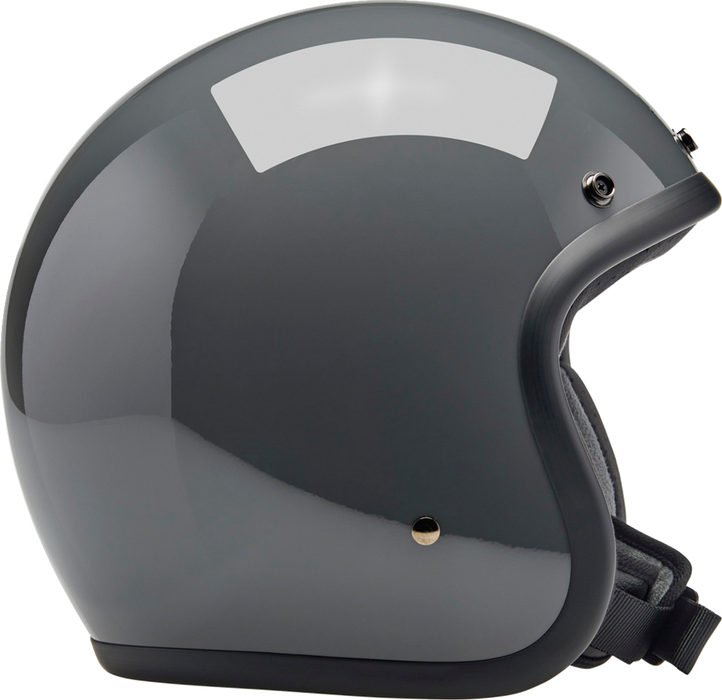 BILTWELL Bonanza Motorcycle Helmet - Gloss Storm Gray - Large 1001-165-204