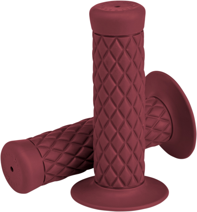 BILTWELL Grips - Thruster - 1" - Oxblood 6702-0301