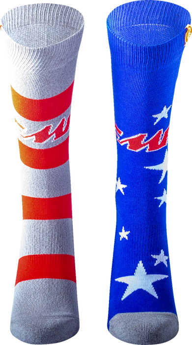 FMF Stars and Stripes Socks - Navy - One Size SP22194906 3431-0731