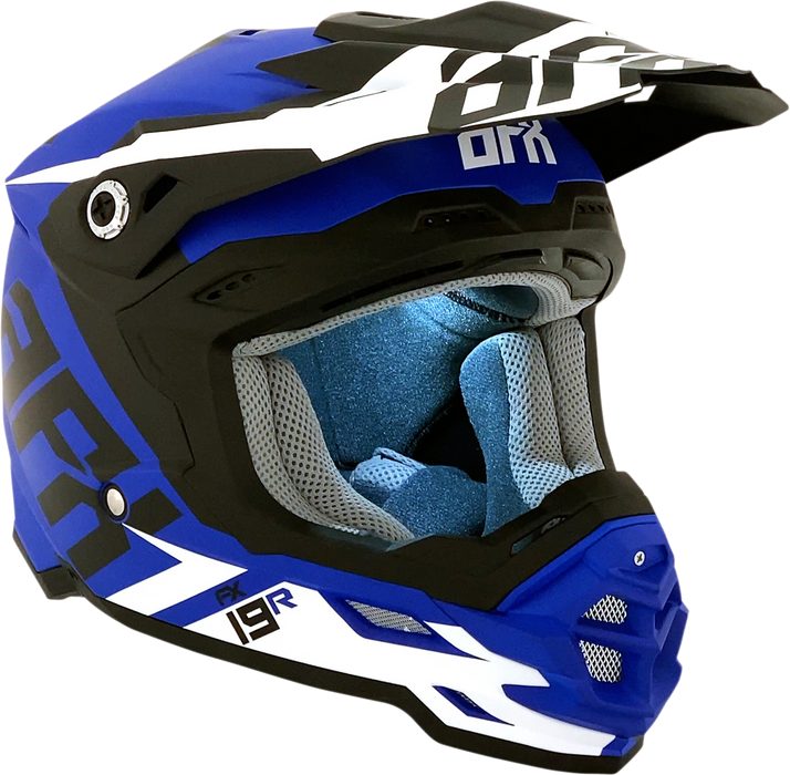 AFX FX-19R Helmet - Racing - Matte Blue - XL 0110-7071