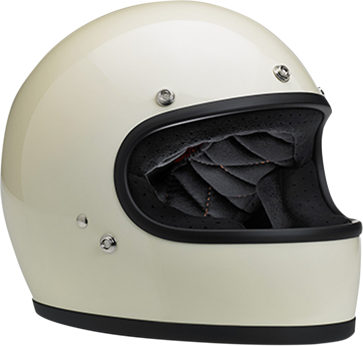 BILTWELL Gringo Helmet - Gloss Vintage White - Medium 1002-102-103