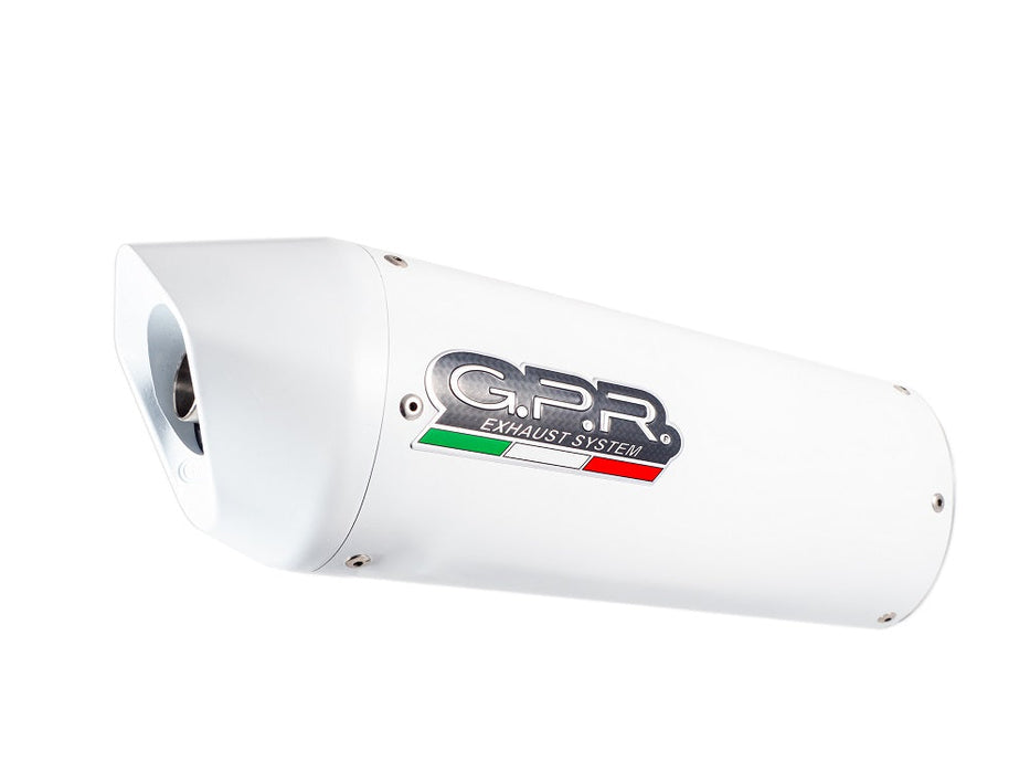 GPR Exhaust System Honda CBR500R 2012-2016, Albus Ceramic, Slip-on Exhaust Including Removable DB Killer and Link Pipe