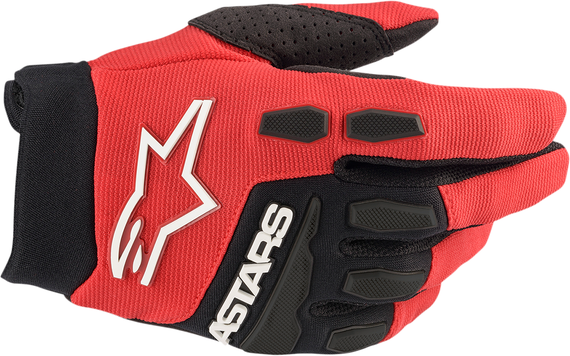 ALPINESTARS Youth Full Bore Gloves - Bright Red/Black - 2XS 3543622-3031-2X