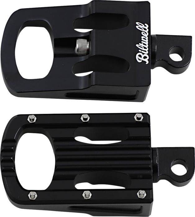 BILTWELL Punisher Footpeg - Classic - Black 7005-203-01