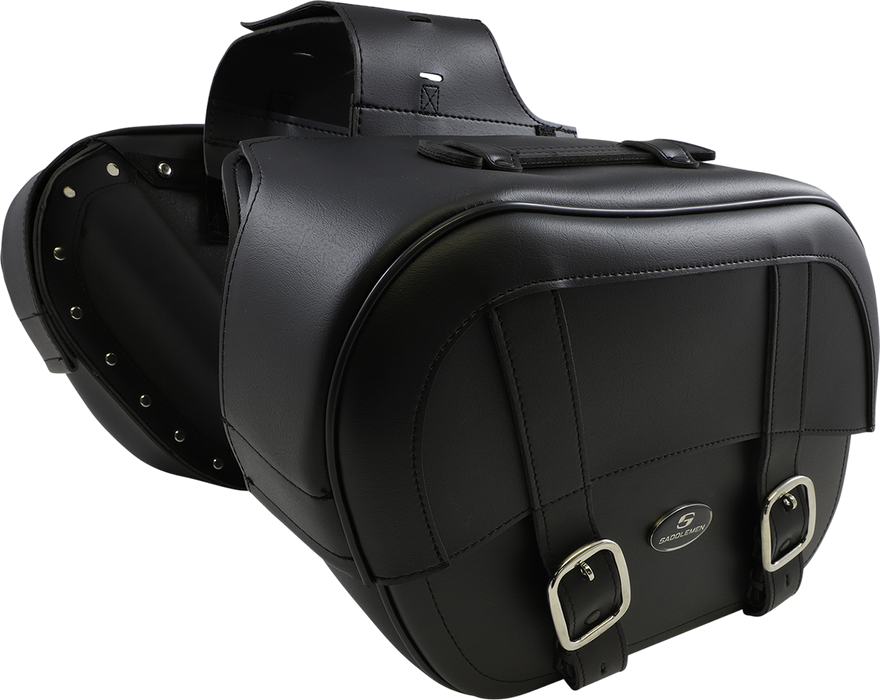 SADDLEMEN Drifter Saddlebags with Shock Cutaway - Black 3501-0576