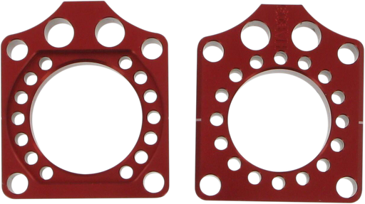 PRO CIRCUIT Axle Blocks - Honda CRF250R/CRF450R - Red HAB09