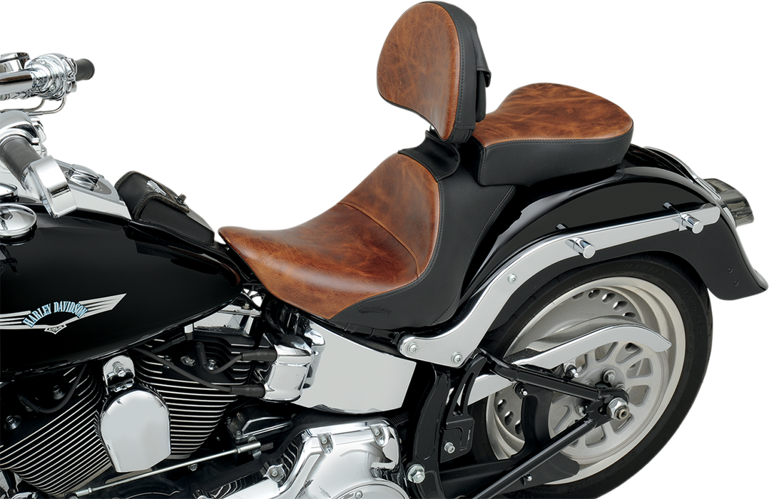 SADDLEMEN Lariat Seat - Softail '06-'17 806-12-0041B