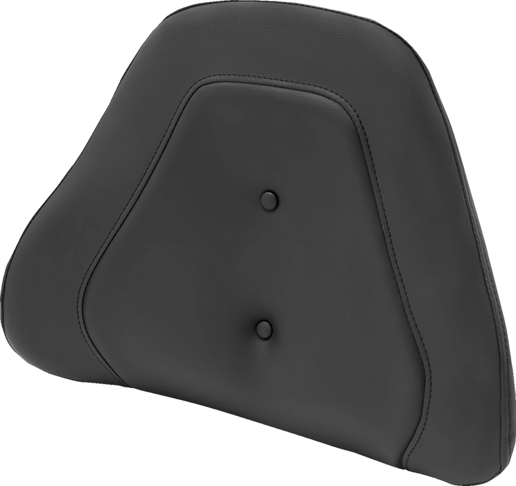 SADDLEMEN Tour-Pak Backrest Pad Cover - Pillow Top - Black 88-11885PT