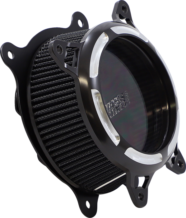 VANCE & HINES VO2 Insight Air Cleaner - M8 - Black Contrast 41097