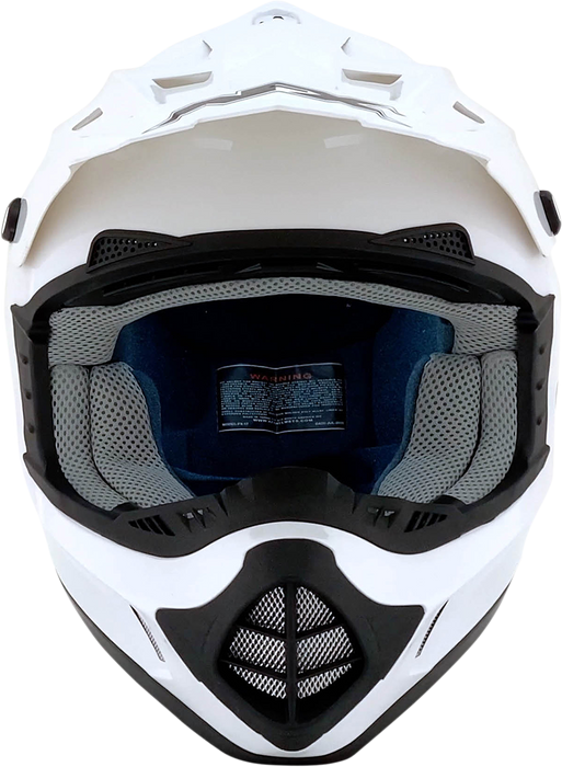 AFX FX-17 Motorcycle Helmet - White - Medium 0110-4082