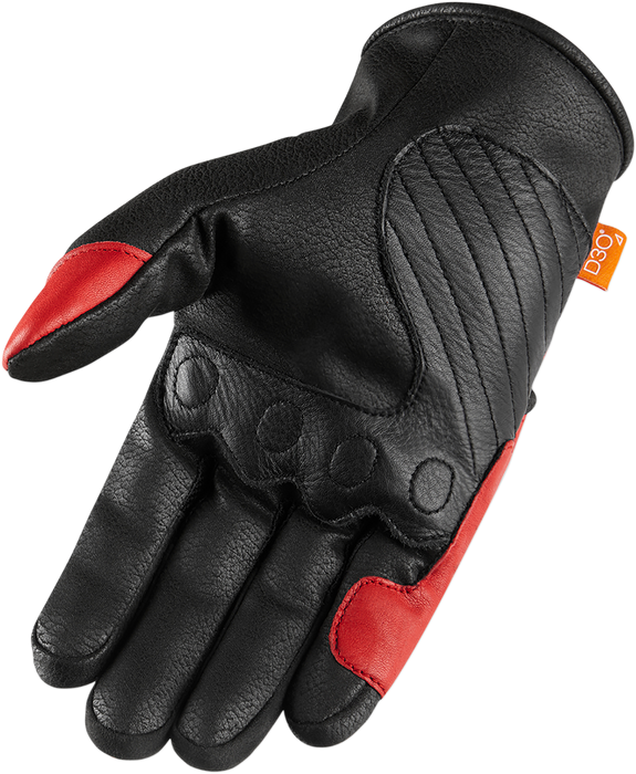 ICON Contra2™ Motorcycle Gloves - Red - Large 3301-3709