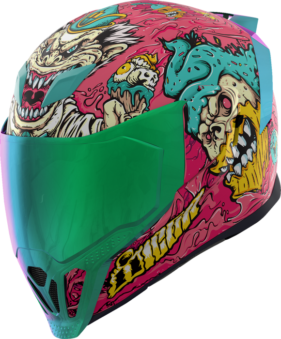 ICON Airflite™ Motorcycle Helmet - Snack Attack - MIPS® - Pink - Medium 0101-16926