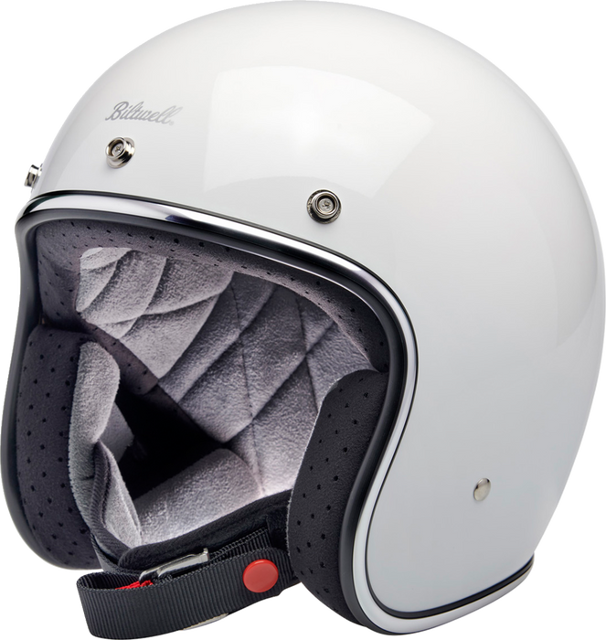 BILTWELL Bonanza Motorcycle Helmet - Gloss White - XL 1001-164-205