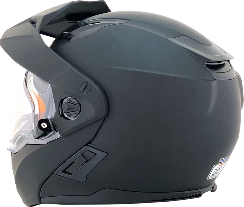 AFX FX-111DS Snow Motorcycle Helmet - Electric - Matte Black - 2XL 0120-0803