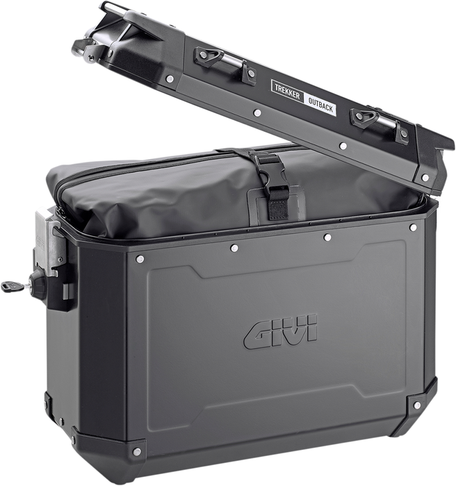 GIVI Outback Case - Left - Black - 37 liter OBKN37BLA