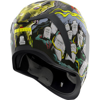 ICON Airform™ Motorcycle Helmet - Dead Serious - Black - Large 0101-17441