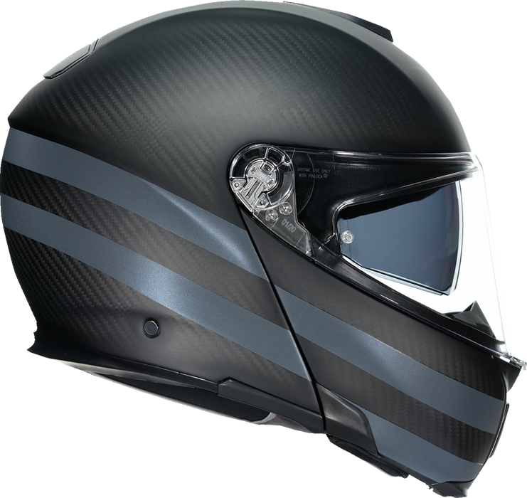 AGV SportModular Helmet - Dark Refractive - Carbon/Black - XL 211201O2IY01415