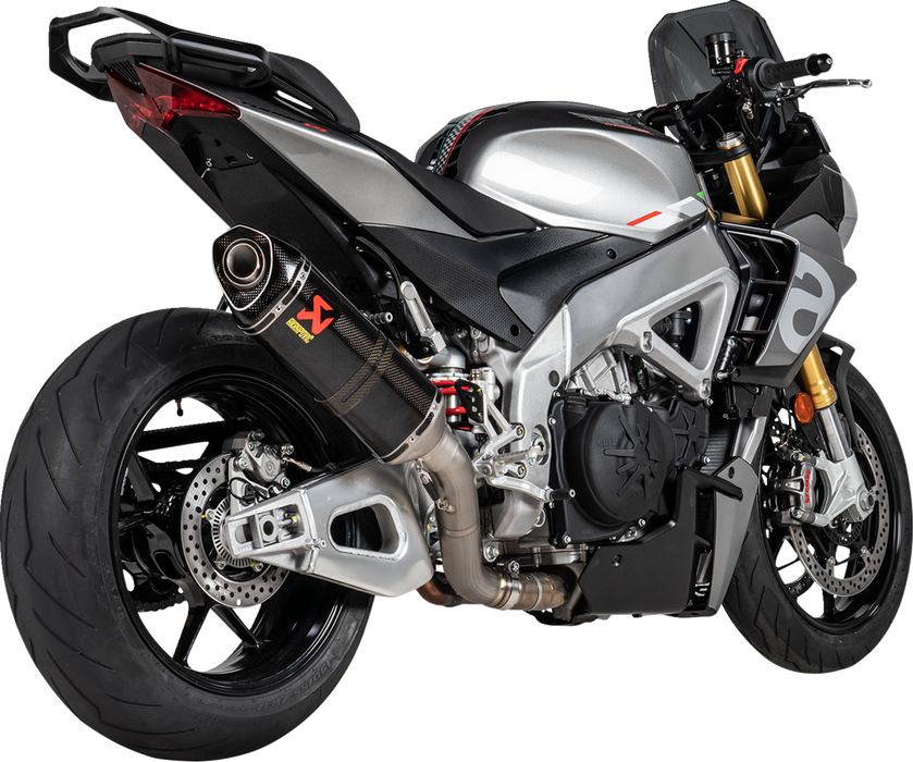 AKRAPOVIC Slip-On Line Muffler - Carbon Fiber RSV4  / Tuono V4 1100  S-A10SO13-RC 1811-4238