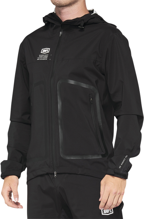 100% Hydromatic Jacket - Black - Large 40039-00002